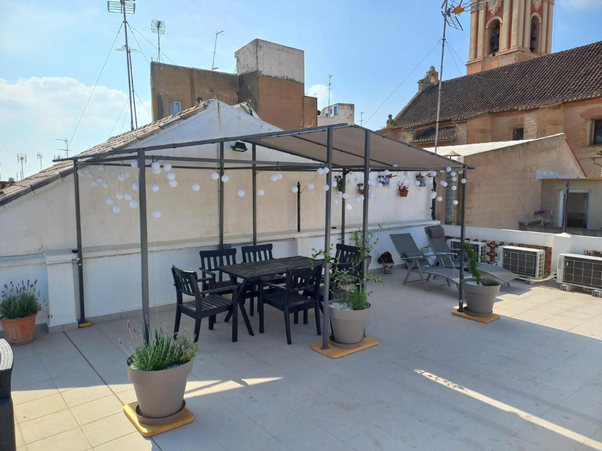 Traditional Valencian Townhouse In Catarroja Apartment Bagian luar foto